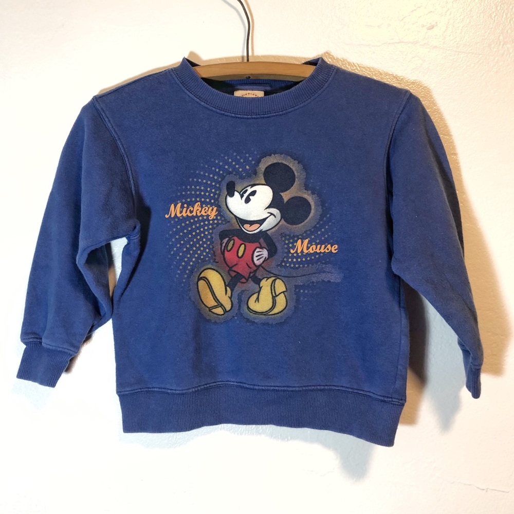 Disney Store Mickey Mouse Sweatshirt Kids Small